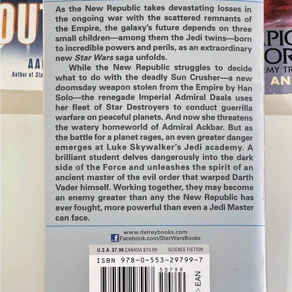 Star Wars Paperbacks~ Dark Apprentice/Champions of the Force/Fate of the Jedi - Picture 3 of 7